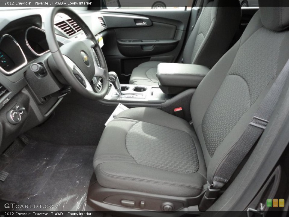Ebony Interior Photo for the 2012 Chevrolet Traverse LT AWD #55234585
