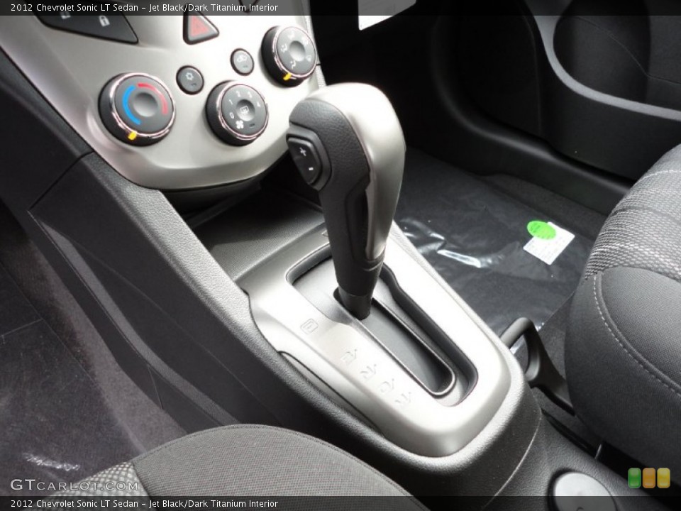 Jet Black/Dark Titanium Interior Transmission for the 2012 Chevrolet Sonic LT Sedan #55235251