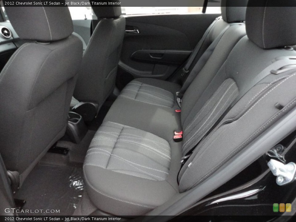 Jet Black/Dark Titanium Interior Photo for the 2012 Chevrolet Sonic LT Sedan #55235257