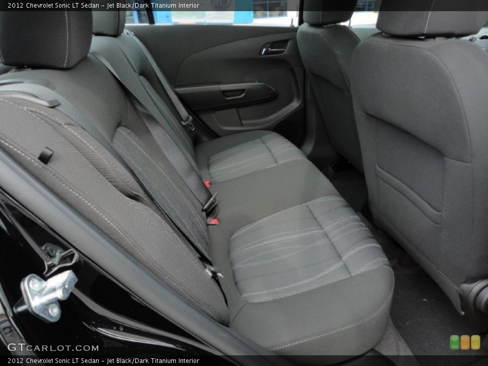 Jet Black/Dark Titanium Interior Photo for the 2012 Chevrolet Sonic LT Sedan #55235263