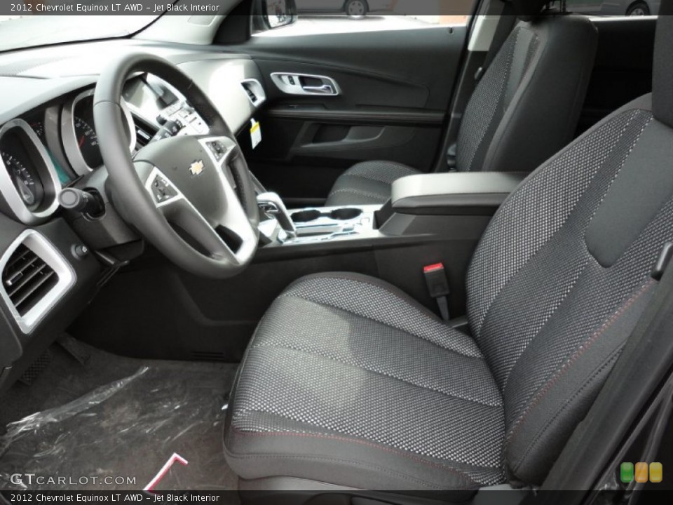 Jet Black Interior Photo for the 2012 Chevrolet Equinox LT AWD #55235305