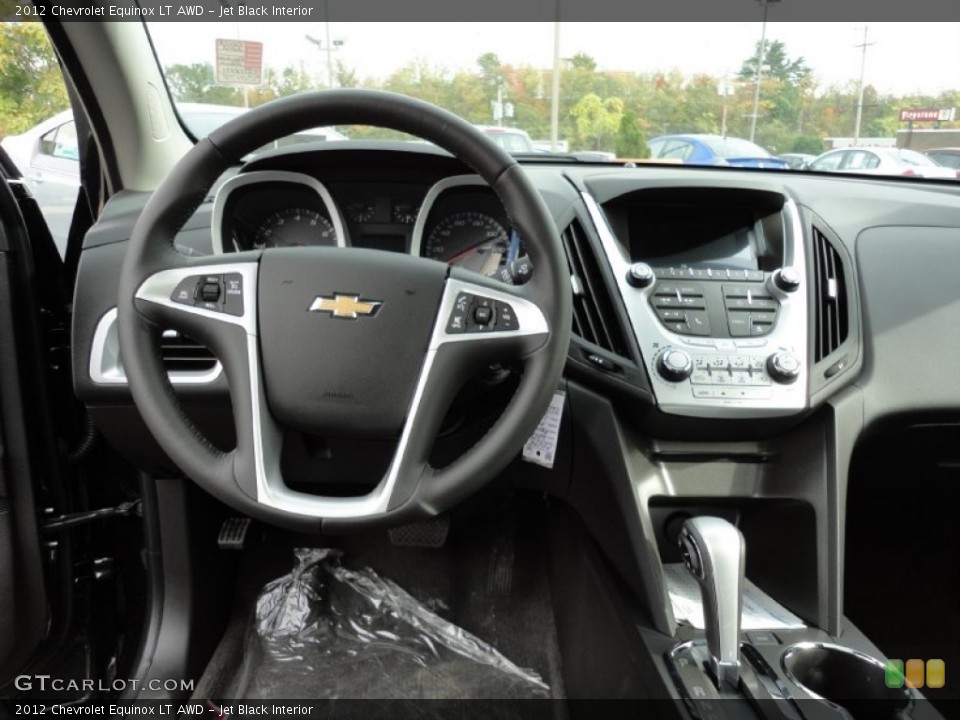 Jet Black Interior Dashboard for the 2012 Chevrolet Equinox LT AWD #55235311