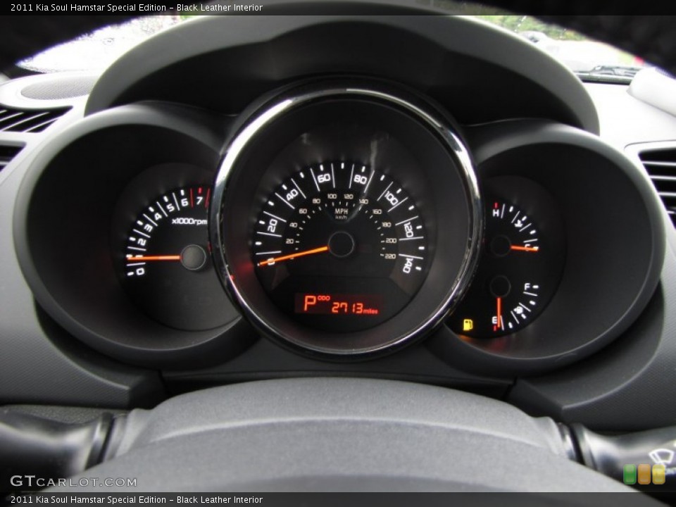 Black Leather Interior Gauges for the 2011 Kia Soul Hamstar Special Edition #55236859