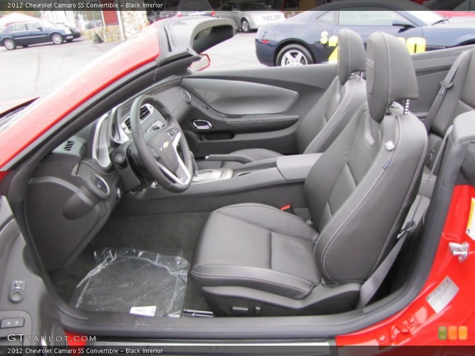 Black Interior Photo for the 2012 Chevrolet Camaro SS Convertible #55237525