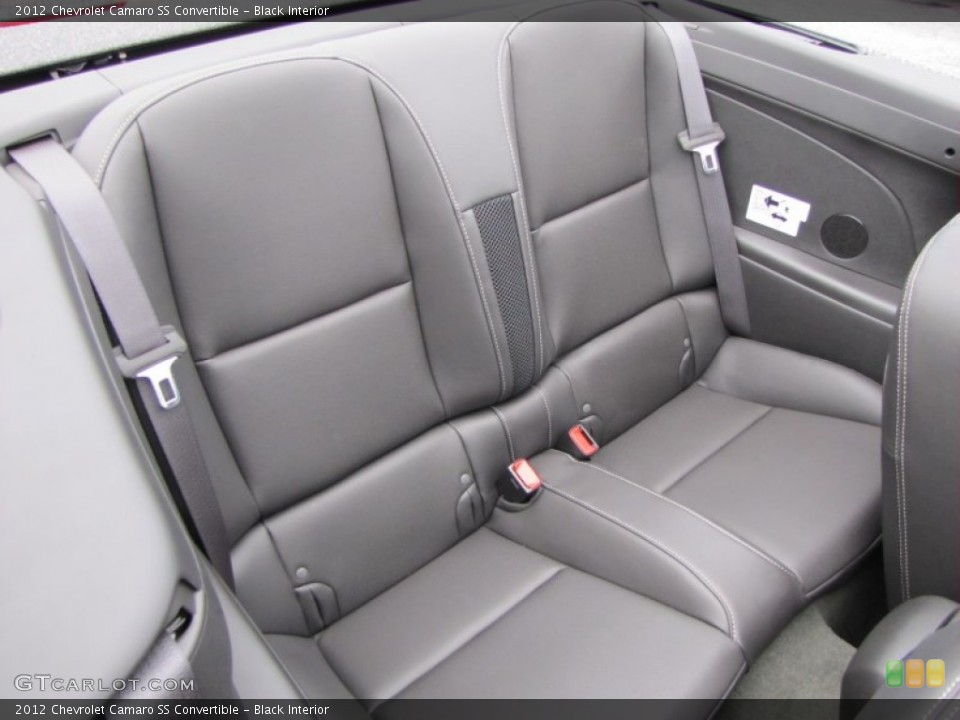 Black Interior Photo for the 2012 Chevrolet Camaro SS Convertible #55237543
