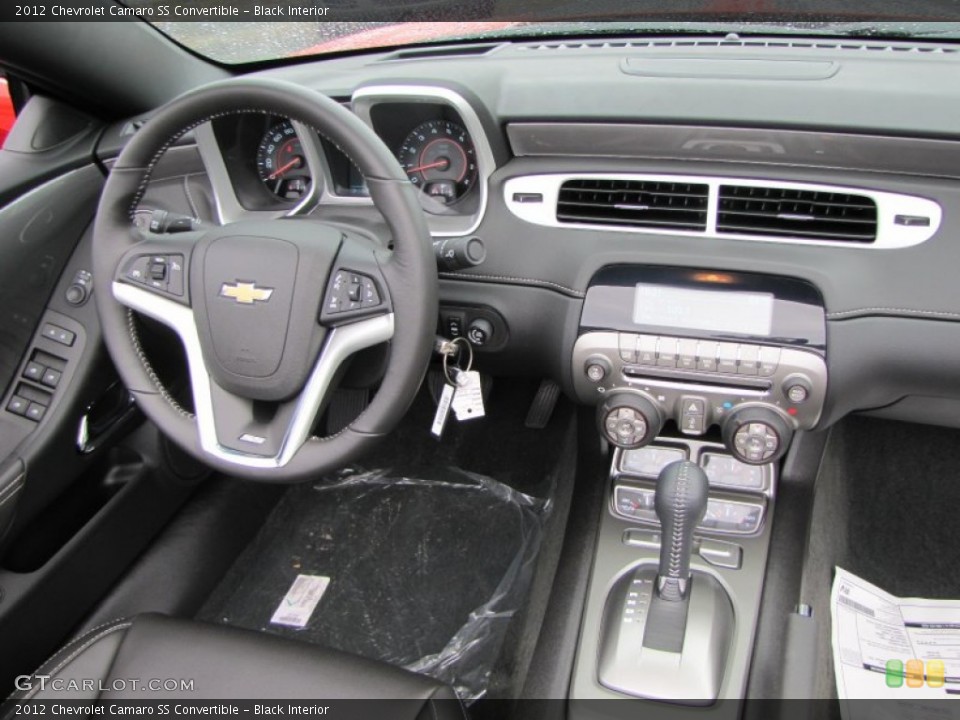 Black Interior Dashboard for the 2012 Chevrolet Camaro SS Convertible #55237561