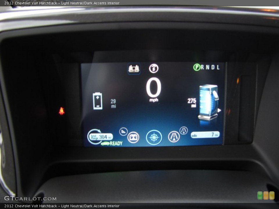 Light Neutral/Dark Accents Interior Gauges for the 2012 Chevrolet Volt Hatchback #55237746