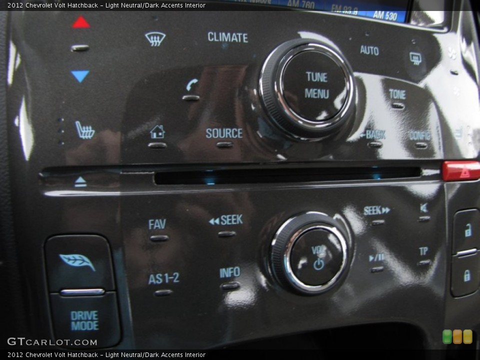 Light Neutral/Dark Accents Interior Controls for the 2012 Chevrolet Volt Hatchback #55237762