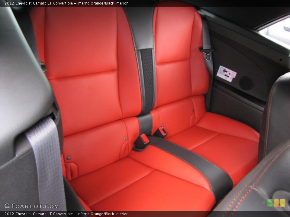 Inferno Orange/Black Interior Photo for the 2012 Chevrolet Camaro LT Convertible #55237868