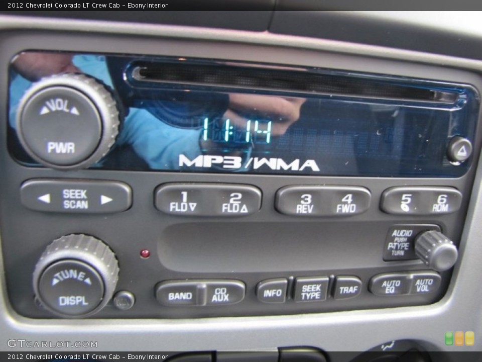 Ebony Interior Audio System for the 2012 Chevrolet Colorado LT Crew Cab #55238329