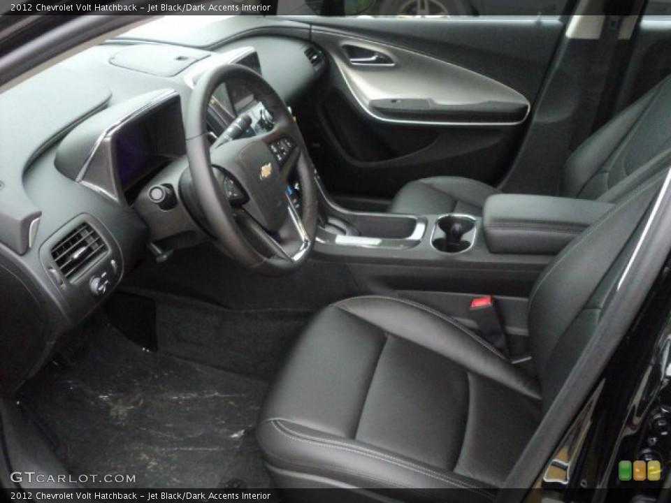 Jet Black/Dark Accents Interior Photo for the 2012 Chevrolet Volt Hatchback #55238413