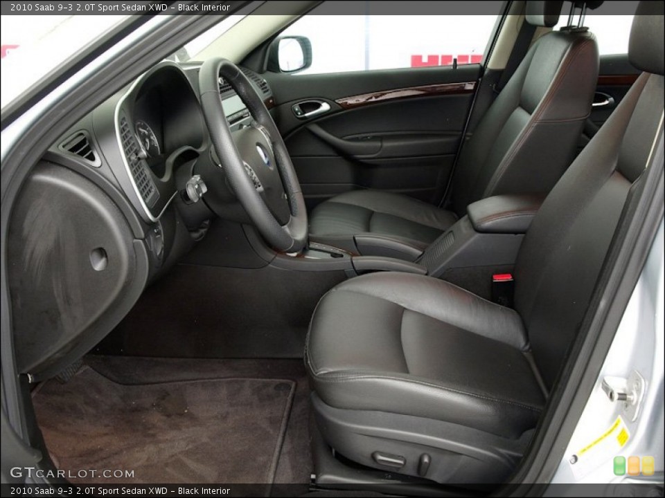 Black Interior Photo for the 2010 Saab 9-3 2.0T Sport Sedan XWD #55239097