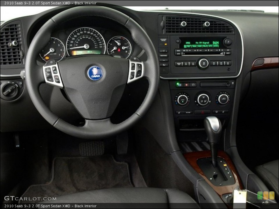 Black Interior Dashboard for the 2010 Saab 9-3 2.0T Sport Sedan XWD #55239103