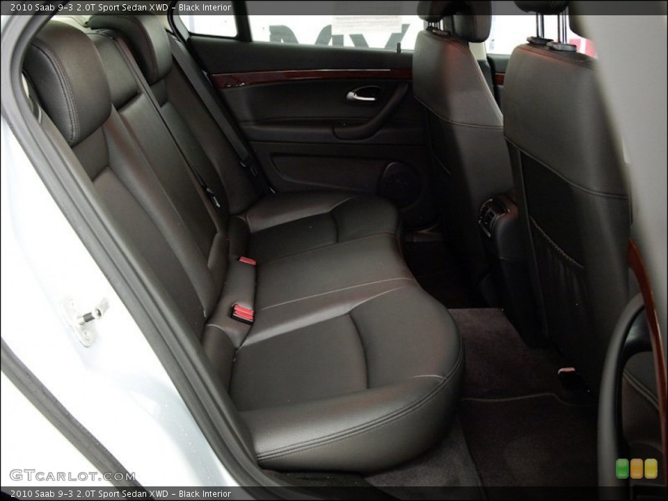 Black Interior Photo for the 2010 Saab 9-3 2.0T Sport Sedan XWD #55239175