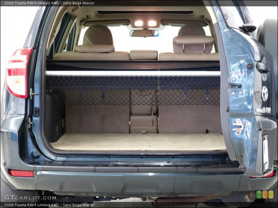 Sand Beige Interior Trunk for the 2009 Toyota RAV4 Limited 4WD #55239430