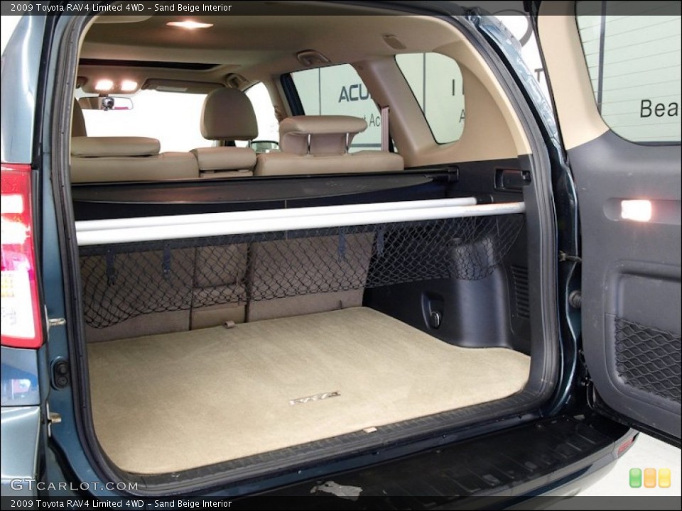 Sand Beige Interior Trunk for the 2009 Toyota RAV4 Limited 4WD #55239439