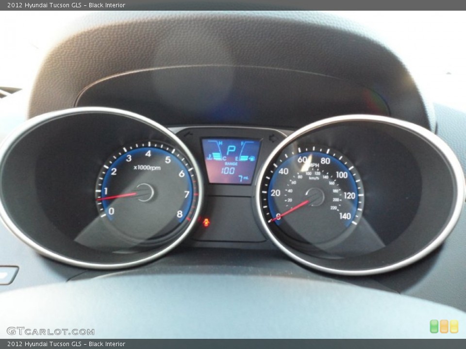 Black Interior Gauges for the 2012 Hyundai Tucson GLS #55241752