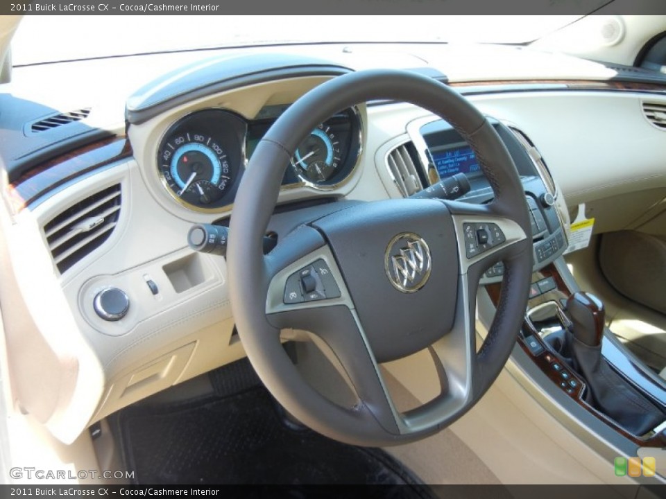 Cocoa/Cashmere Interior Steering Wheel for the 2011 Buick LaCrosse CX #55241779