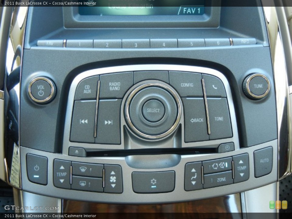 Cocoa/Cashmere Interior Controls for the 2011 Buick LaCrosse CX #55241818