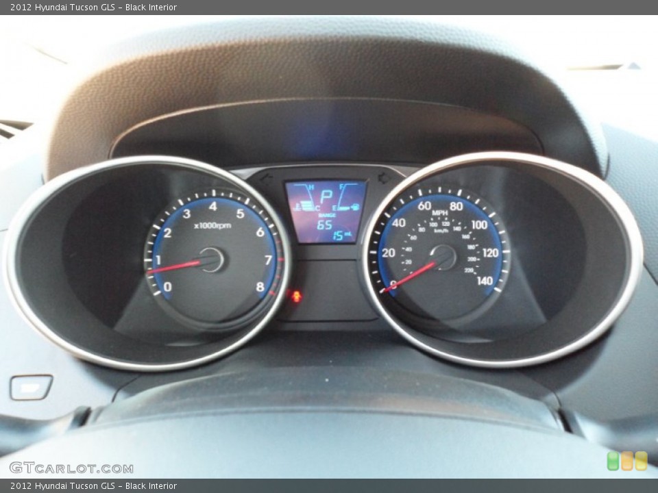 Black Interior Gauges for the 2012 Hyundai Tucson GLS #55242112
