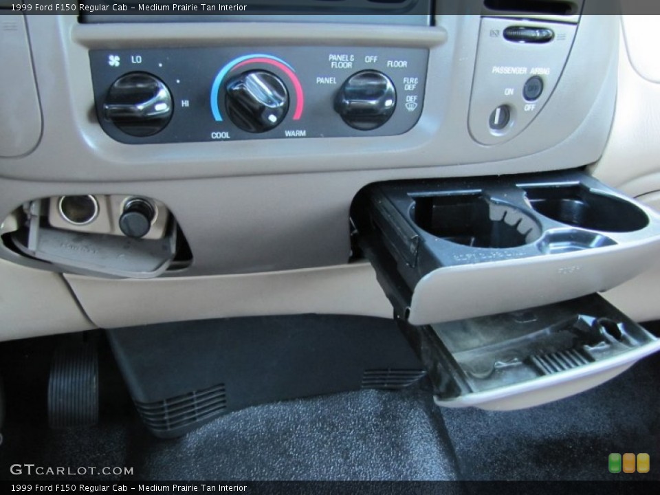 Medium Prairie Tan Interior Controls for the 1999 Ford F150 Regular Cab #55242958
