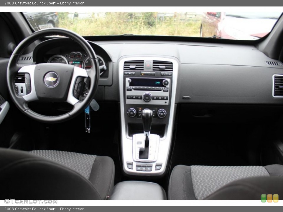 Ebony Interior Dashboard for the 2008 Chevrolet Equinox Sport #55243816