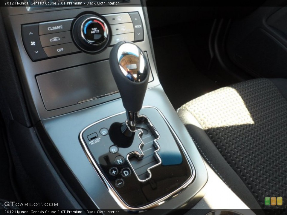 Black Cloth Interior Transmission for the 2012 Hyundai Genesis Coupe 2.0T Premium #55244026
