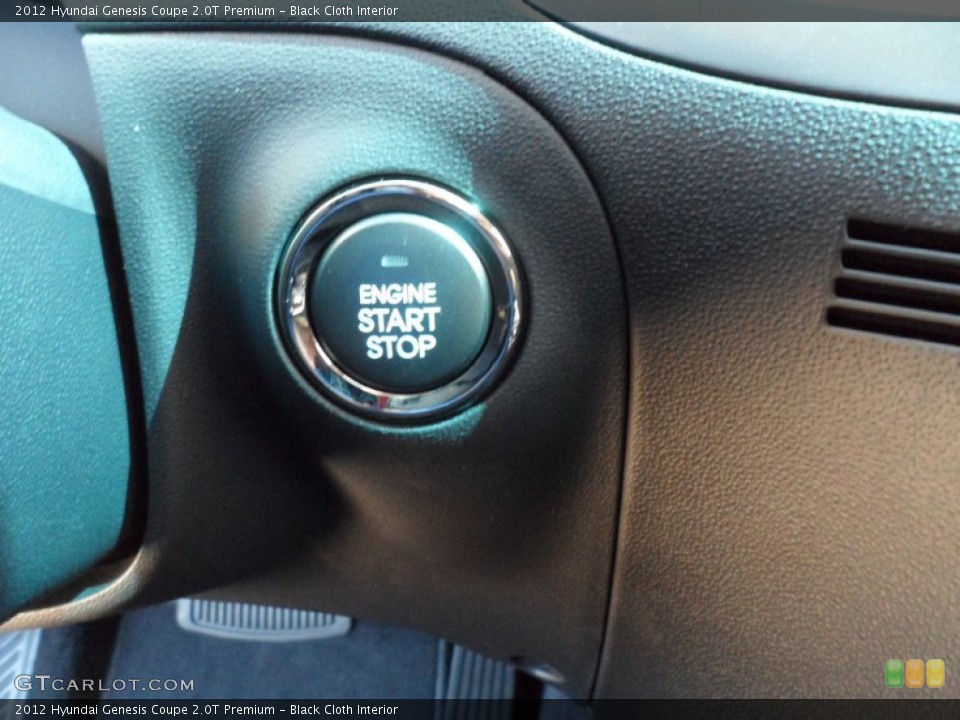 Black Cloth Interior Controls for the 2012 Hyundai Genesis Coupe 2.0T Premium #55244035