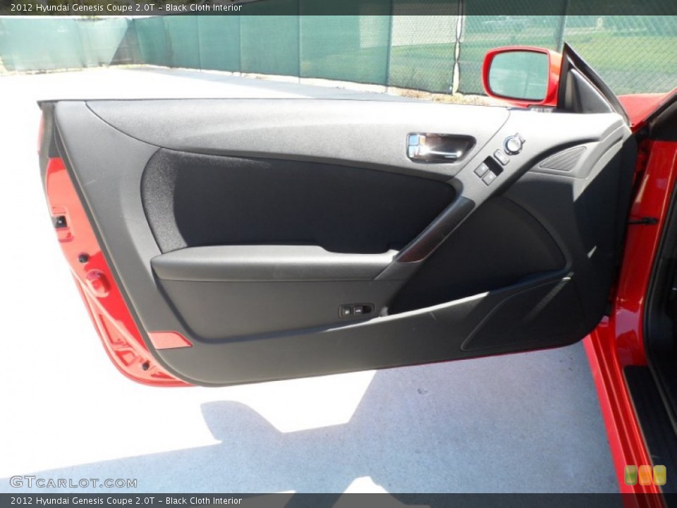 Black Cloth Interior Door Panel for the 2012 Hyundai Genesis Coupe 2.0T #55244251