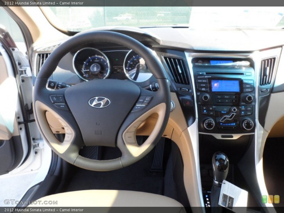 Camel Interior Steering Wheel for the 2012 Hyundai Sonata Limited #55244920