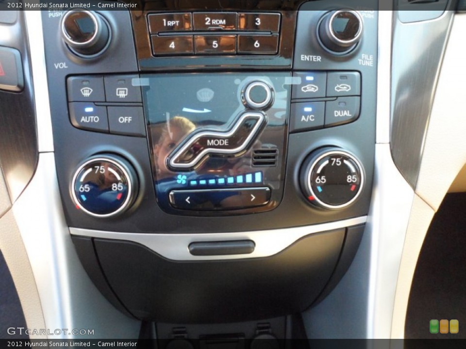 Camel Interior Controls for the 2012 Hyundai Sonata Limited #55244941