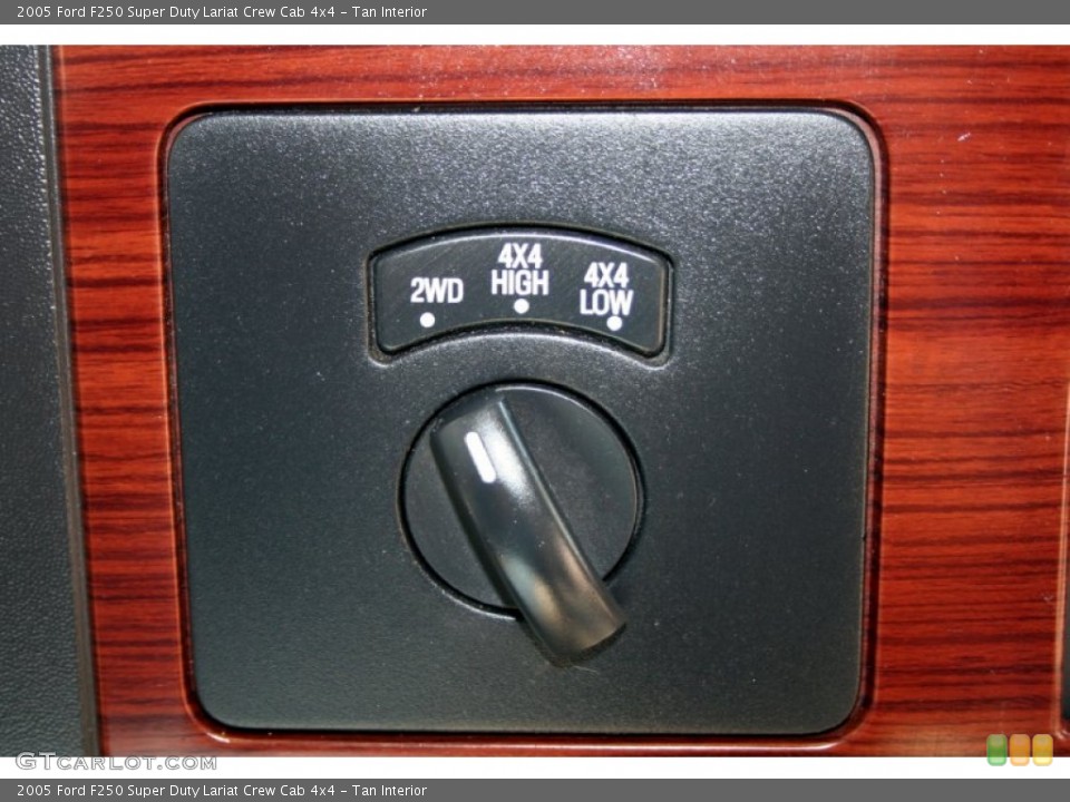 Tan Interior Controls for the 2005 Ford F250 Super Duty Lariat Crew Cab 4x4 #55247803