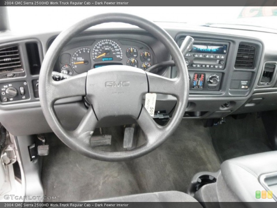 Dark Pewter Interior Dashboard for the 2004 GMC Sierra 2500HD Work Truck Regular Cab #55248709