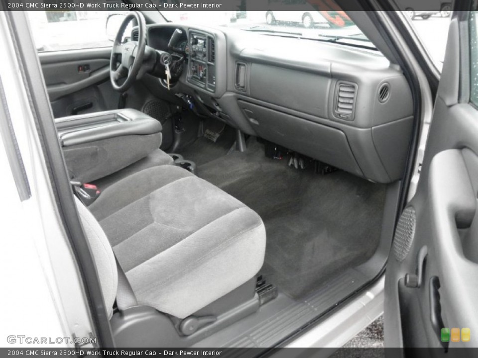 Dark Pewter Interior Photo for the 2004 GMC Sierra 2500HD Work Truck Regular Cab #55248760
