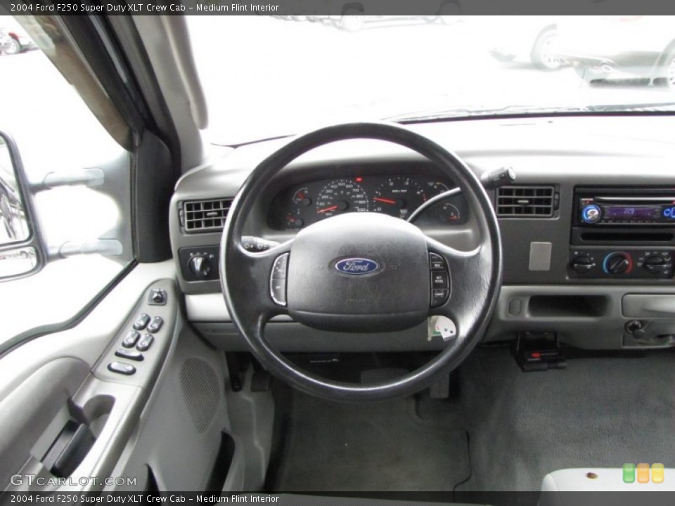 Medium Flint Interior Dashboard for the 2004 Ford F250 Super Duty XLT Crew Cab #55248921