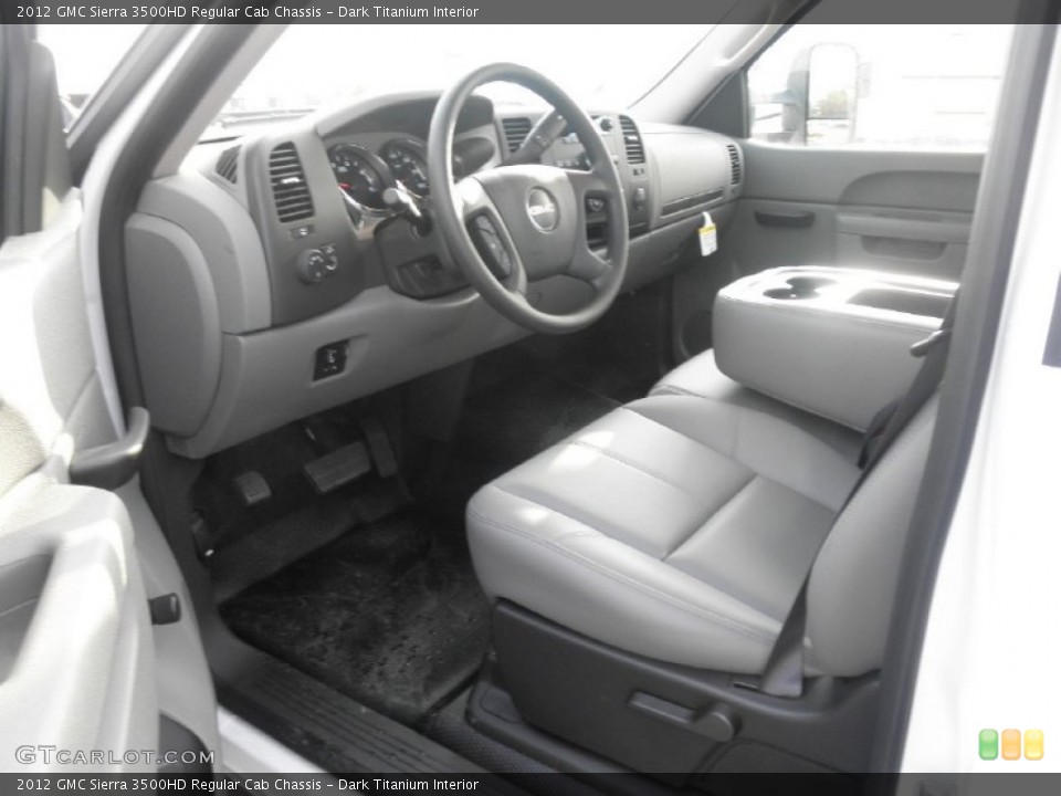 Dark Titanium Interior Photo for the 2012 GMC Sierra 3500HD Regular Cab Chassis #55249270