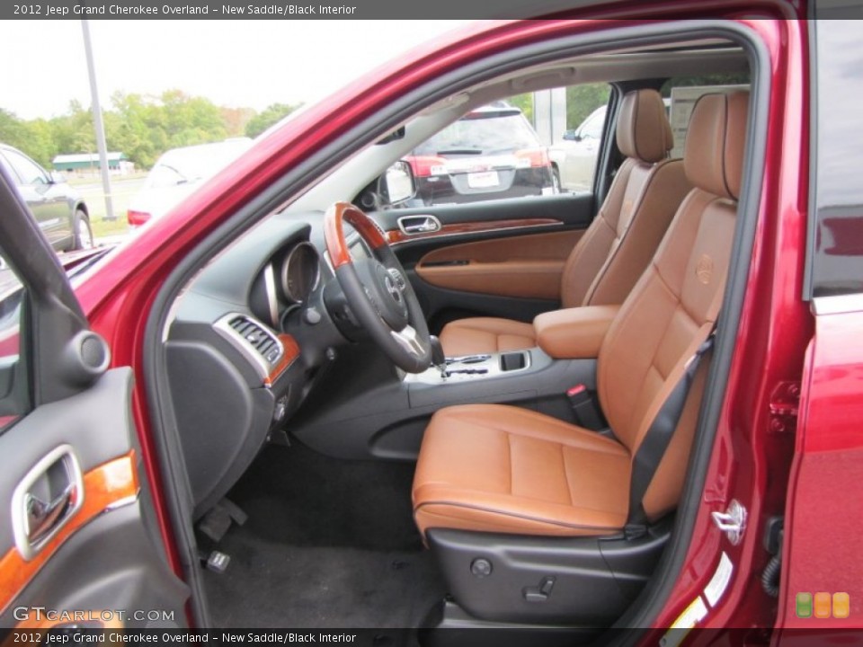 New Saddle/Black Interior Photo for the 2012 Jeep Grand Cherokee Overland #55250185