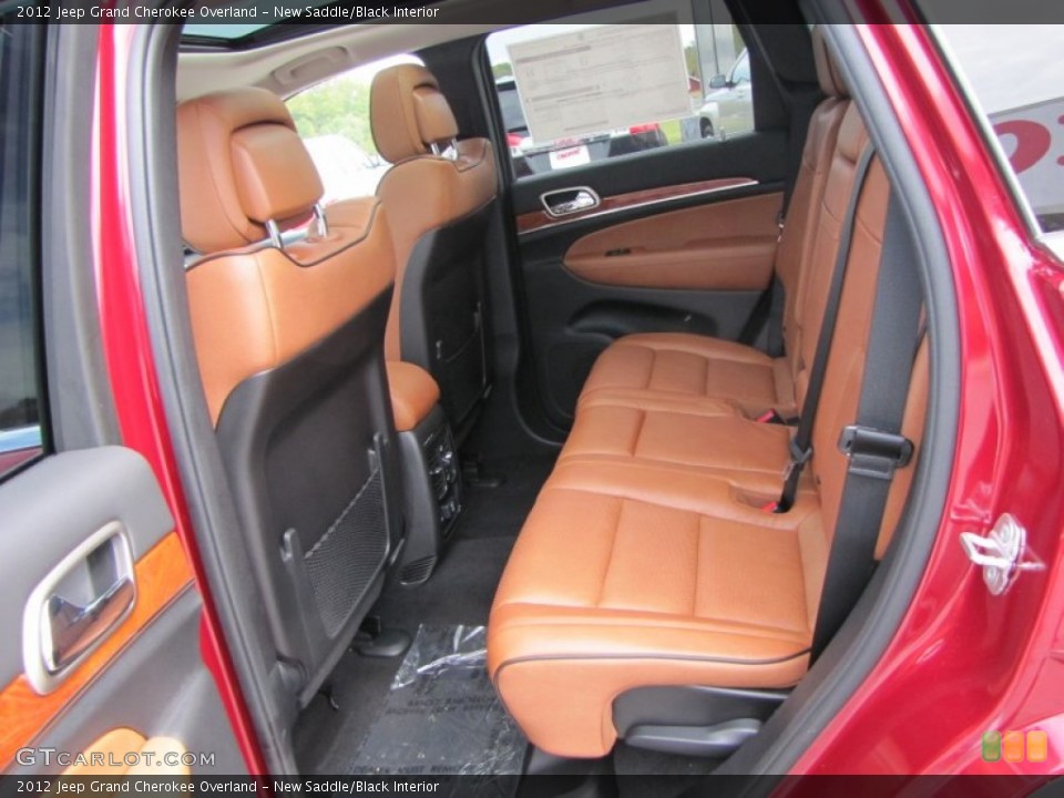 New Saddle/Black Interior Photo for the 2012 Jeep Grand Cherokee Overland #55250194