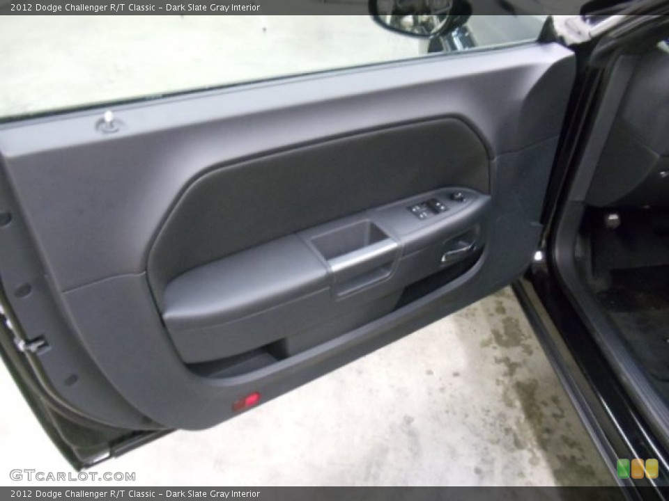 Dark Slate Gray Interior Door Panel for the 2012 Dodge Challenger R/T Classic #55250455