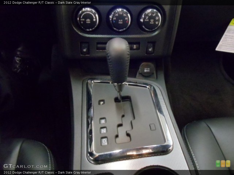 Dark Slate Gray Interior Transmission for the 2012 Dodge Challenger R/T Classic #55250494