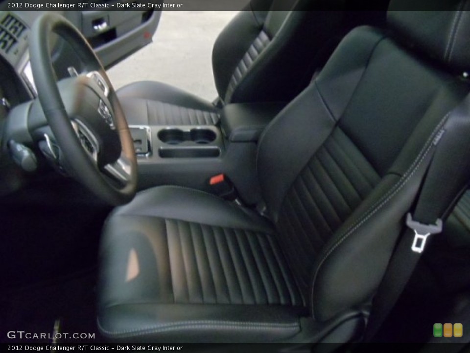 Dark Slate Gray Interior Photo for the 2012 Dodge Challenger R/T Classic #55250512