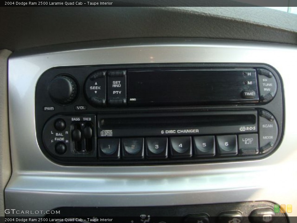 Taupe Interior Audio System for the 2004 Dodge Ram 2500 Laramie Quad Cab #55250869