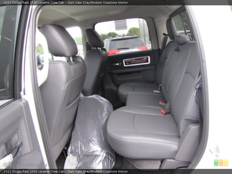 Dark Slate Gray/Medium Graystone Interior Photo for the 2012 Dodge Ram 1500 Laramie Crew Cab #55251100