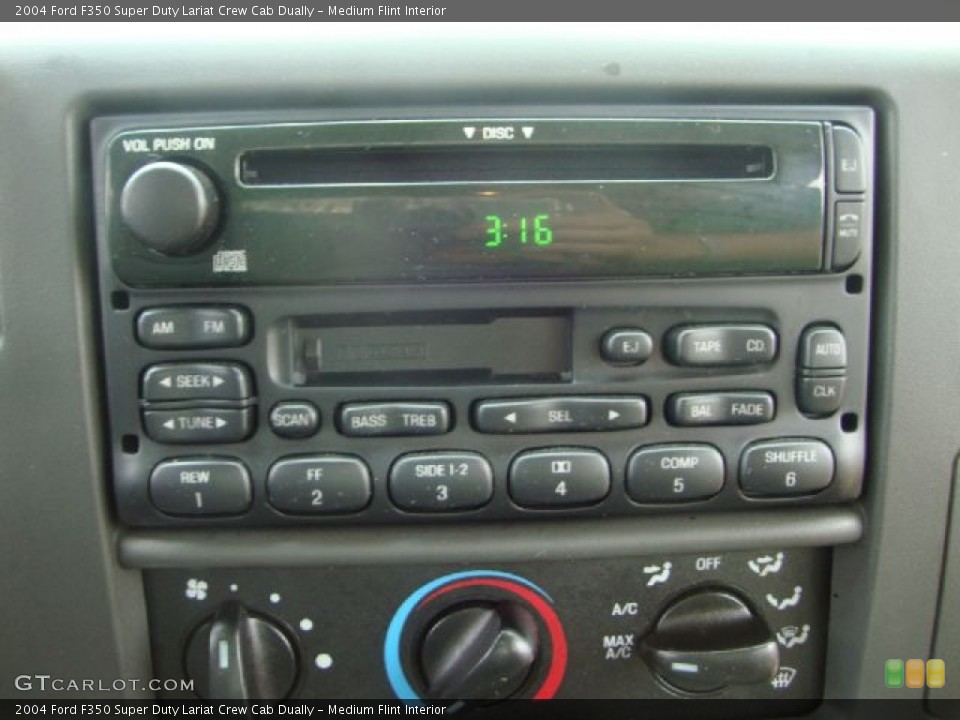 Medium Flint Interior Audio System for the 2004 Ford F350 Super Duty Lariat Crew Cab Dually #55251549