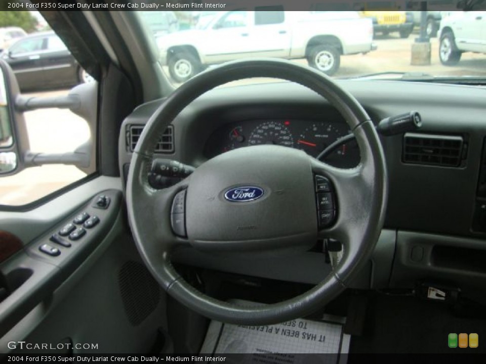 Medium Flint Interior Steering Wheel for the 2004 Ford F350 Super Duty Lariat Crew Cab Dually #55251580