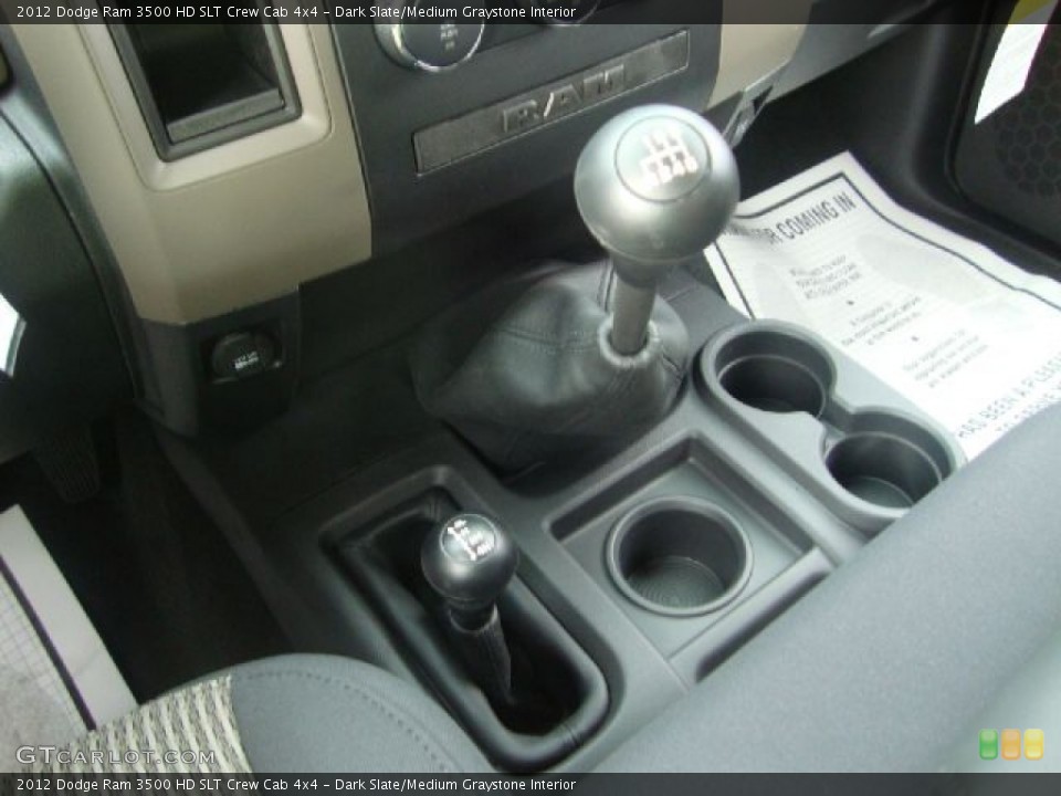 Dark Slate/Medium Graystone Interior Transmission for the 2012 Dodge Ram 3500 HD SLT Crew Cab 4x4 #55252780