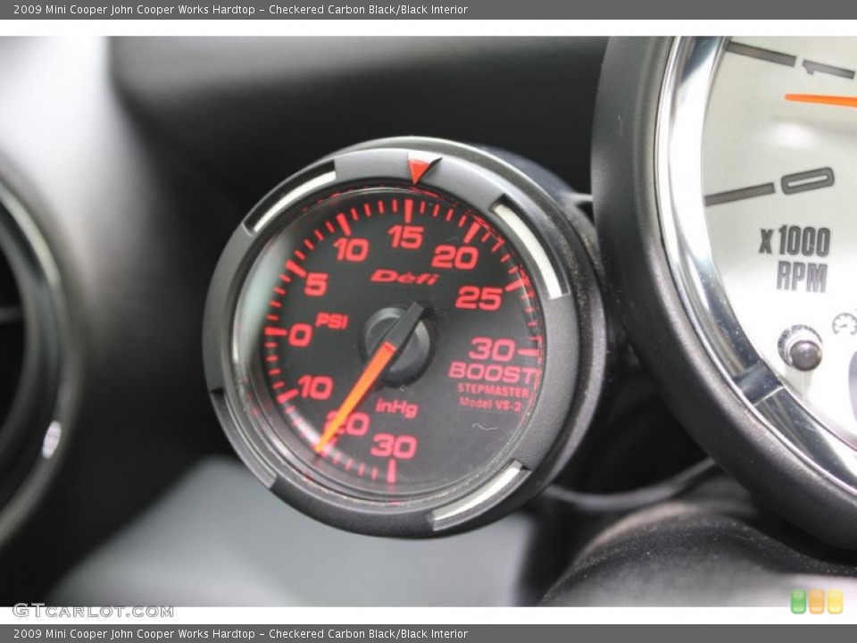 Checkered Carbon Black/Black Interior Gauges for the 2009 Mini Cooper John Cooper Works Hardtop #55253245