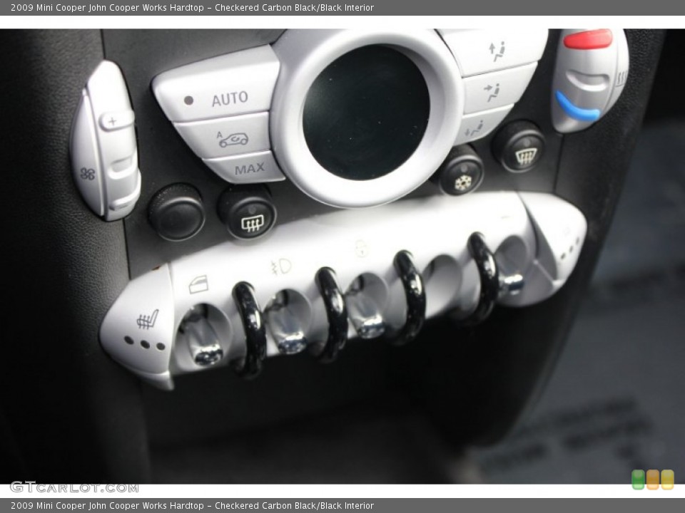 Checkered Carbon Black/Black Interior Controls for the 2009 Mini Cooper John Cooper Works Hardtop #55253269