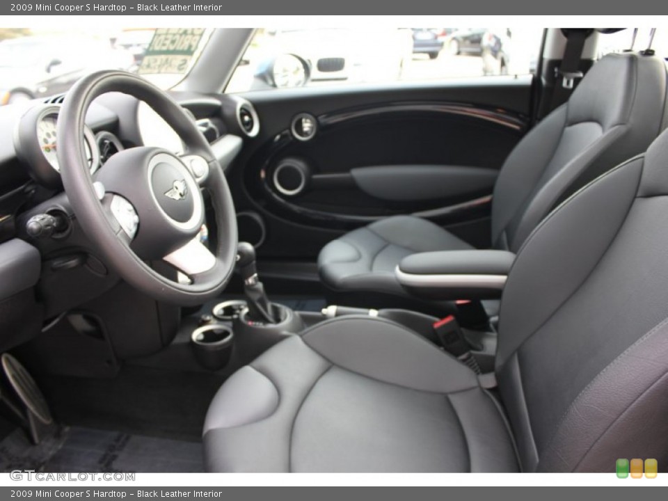 Black Leather Interior Photo for the 2009 Mini Cooper S Hardtop #55253392