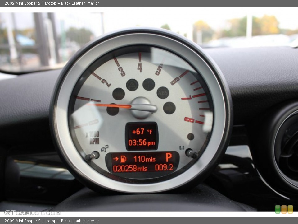 Black Leather Interior Gauges for the 2009 Mini Cooper S Hardtop #55253446